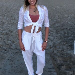 White pants